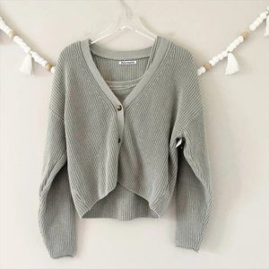 Varenne Cashmere Tank And Cardi Set